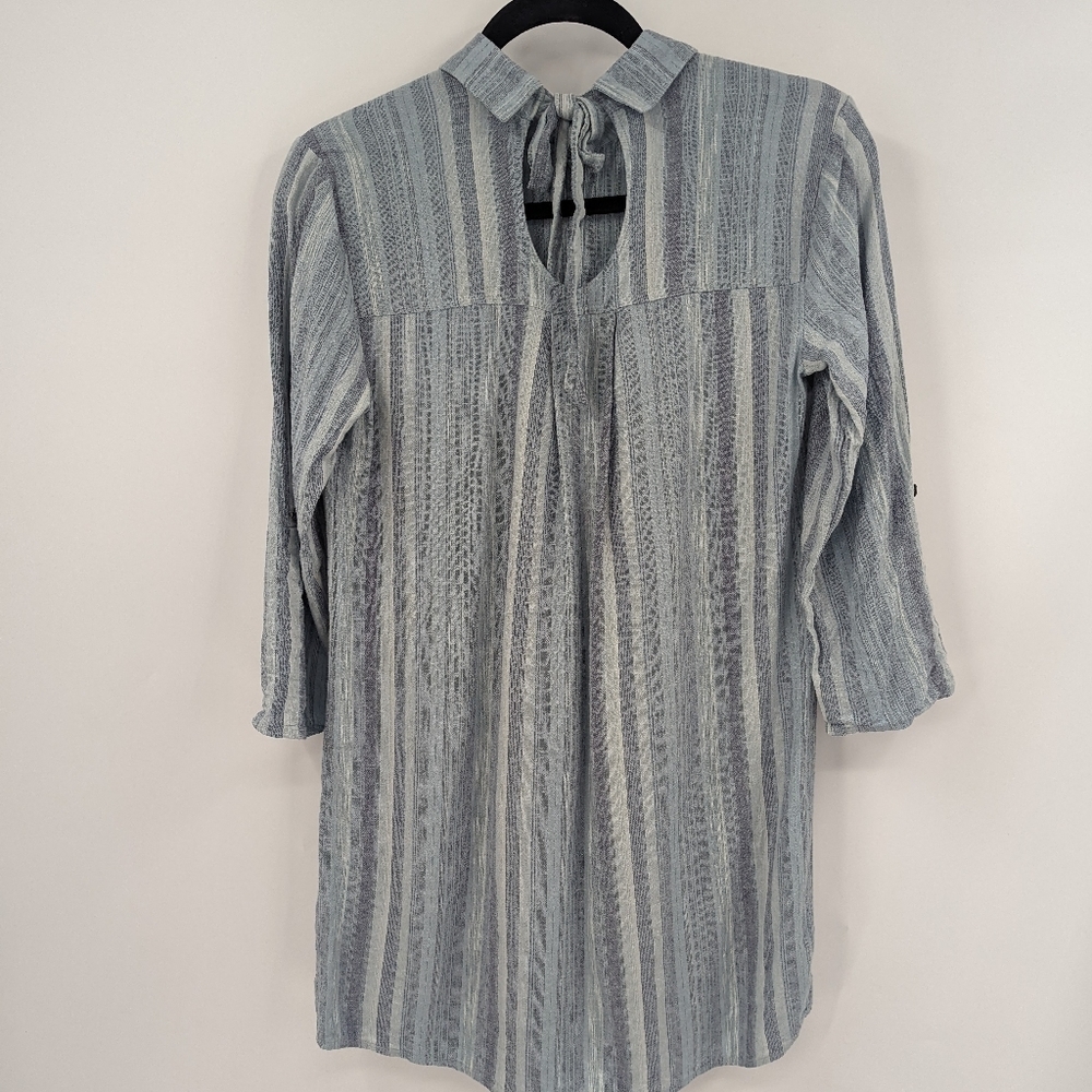 LOFT Outlet Lounge Roll Tab Sleeve Dress - Picture 8 of 8